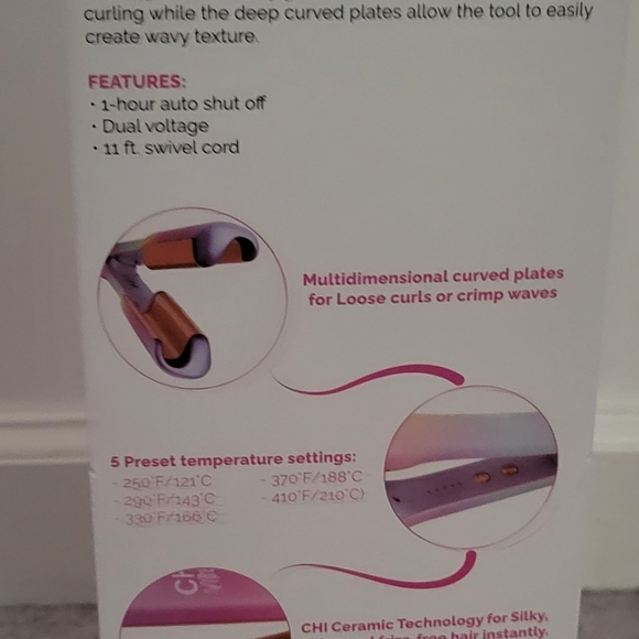 CHI Vibes "wave on" hairstyling waver- new in sealed box. - Picture 2 of 3